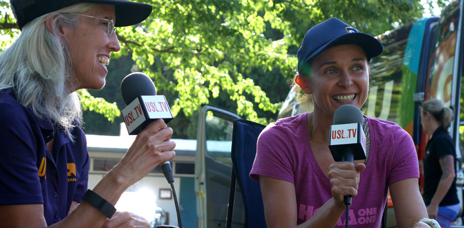 "The Canyons 100K <!--2015--> - Erin Beck Interviewing Magdalena Boulet for USL.tv"